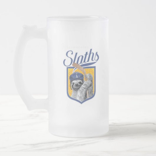 De Slumbering Sloths (Hockey Team) Matglas Bierpul (Links)
