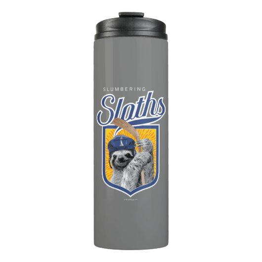 De Slumbering Sloths (Hockey Team) Thermosbeker (Voorkant)
