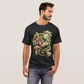 De sluwe sluwe grootbekbaars vis (Micropt T-shirt (Voorkant volledig)