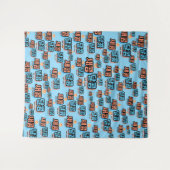 De smaak van fruit: "새콤달콤"(sae-com dal-com) wandkleed (Voorkant (horizontaal))