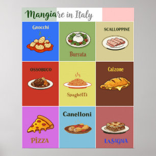 De smaak van Italië Poster