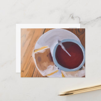 De smaak van warmte briefkaart