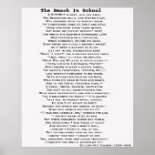 DE SMACK IN SCHOOL POSTER (Voorkant)