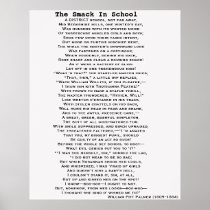 DE SMACK IN SCHOOL POSTER