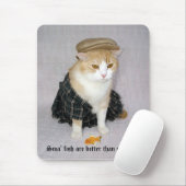 De smakreel is beter dan een andere vis. muismat (Met muis)