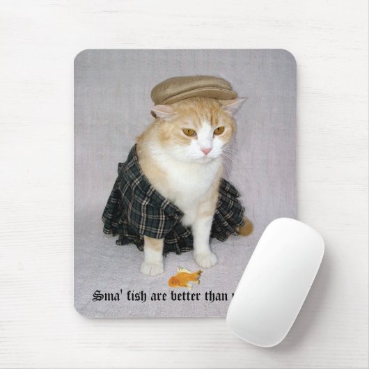 De smakreel is beter dan een andere vis. muismat (Met muis)