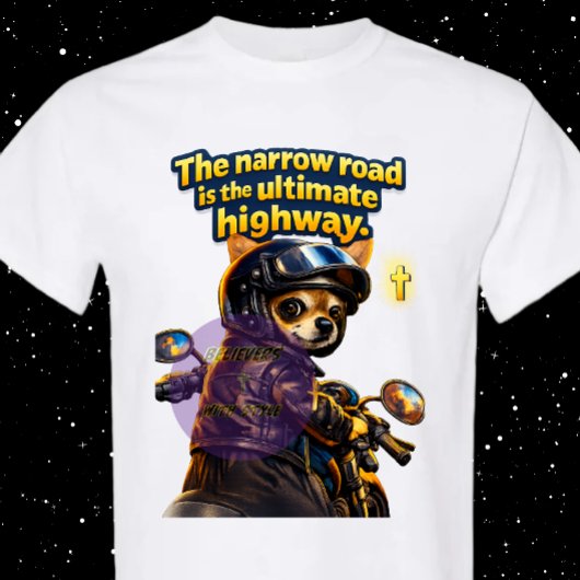 De smalle weg - Christelijk T-shirt