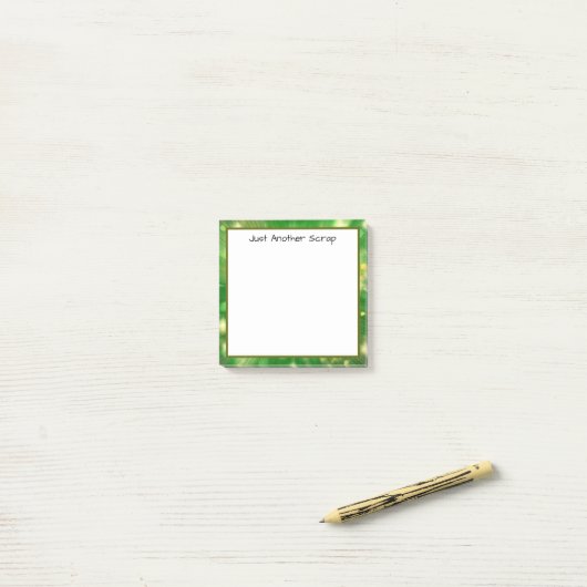 ✨ De Smaragd Visioen Post-it® Notes (Op bureau)