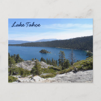 De Smaragdgroene Baai van Tahoe- van het meer Briefkaart