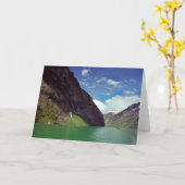 De smaragdgroene Kaart van de Droom van de Fjord (Gele Bloem)