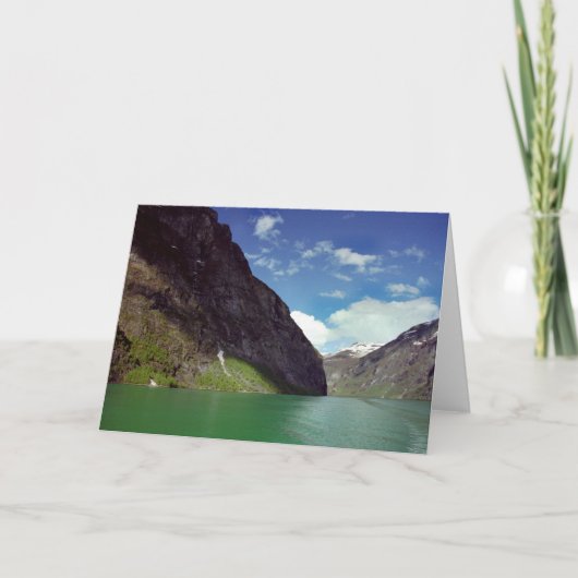 De smaragdgroene Kaart van de Droom van de Fjord (Voorkant)