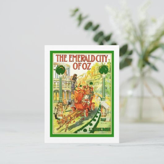 De smaragdgroene Stad van Oz Briefkaart (Staand voorkant)