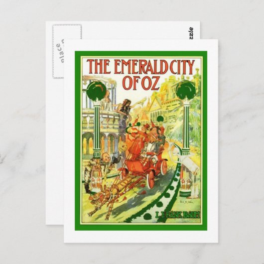 De smaragdgroene Stad van Oz Briefkaart (Voorkant / Achterkant)