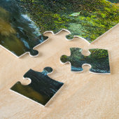 De smaragdgroene stroom van de Ierse beek Legpuzzel (Zijkant)