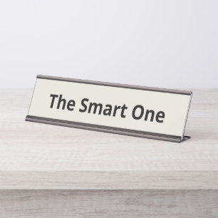 De Smart One Bureau Naambordje