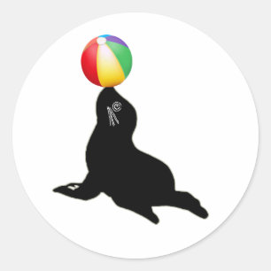De Smartlys-zegel Logo Ronde sticker (alleen zegel