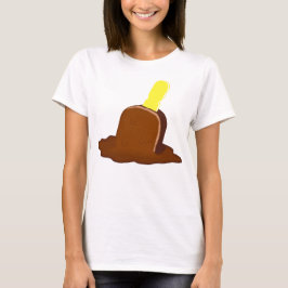 De smeltende Hoogste T-shirt van het Gewas van de