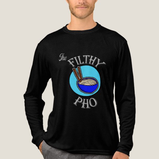 De smerige Pho Tri-Blend Shirt (Voorkant volledig)