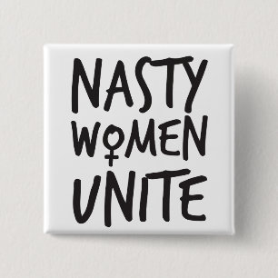De smerige Vrouwen verenigen Button