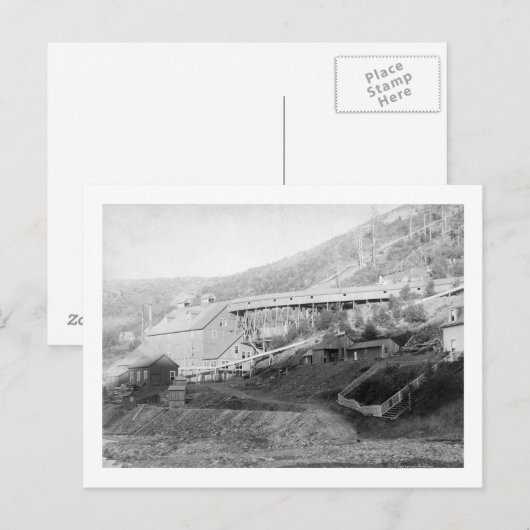 De Smet Gold Stamp Mill in Central City Briefkaart (Voorkant / Achterkant)