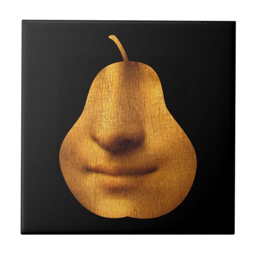 De Smile Ceramic Tegel van de Mona Lisa Tegeltje (Voorkant)