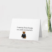 De smoking draagt Eerste Verjaardag Kaart (Achterkant)