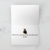 De smoking draagt Eerste Verjaardag Kaart (Binnen)