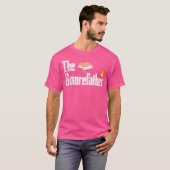 De Smorefather - Grappig Smore kampvuur T-shirt (Voorkant volledig)