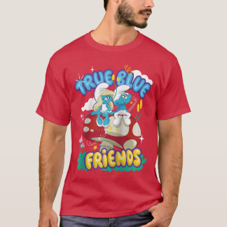 De Smurfs Film Blauwe Vrienden Smurfette en Zonder T-shirt