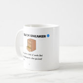 De snack sneaker koffiemok (Voorkant links)