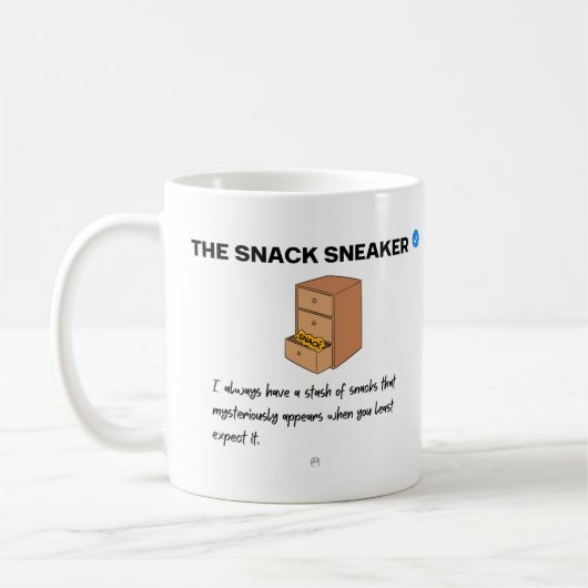 De snack sneaker koffiemok (Links)