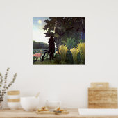 De Snake Charmer van Henri Rousseau Poster (Keuken)