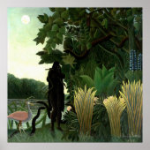 De Snake Charmer van Henri Rousseau Poster (Voorkant)