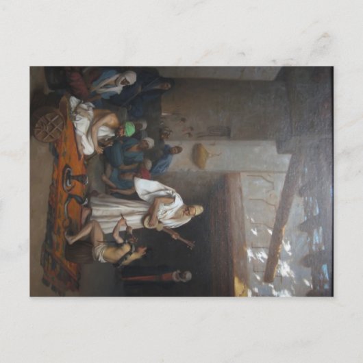 De Snake Charmer van Jean-Leon Gerome Briefkaart (Voorkant)