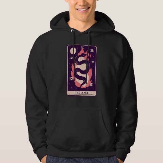 De Snake Flame Tarot Hoodie (Voorkant)