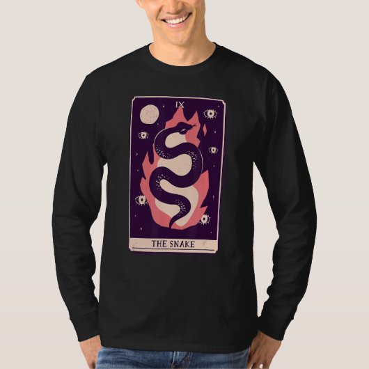 De Snake Flame Tarot T-shirt (Voorkant)