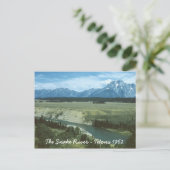 De Snake Teton-gebergte Wyoming Briefkaart (Staand voorkant)
