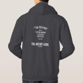 De snaren hoodie (Achterkant)