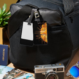 DE SNAREN VAN ZONNESCHIJN BAGAGELABEL