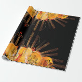 DE SNAREN VAN ZONNESCHIJN CADEAUPAPIER (Uitgerold)