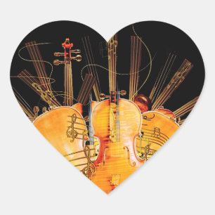 DE SNAREN VAN ZONNESCHIJN HART STICKER