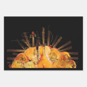 DE SNAREN VAN ZONNESCHIJN INPAKPAPIER VEL (Voorkant)