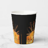 DE SNAREN VAN ZONNESCHIJN PAPIEREN BEKERS (Links)