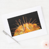 DE SNAREN VAN ZONNESCHIJN RECHTHOEKIGE STICKER (Envelop)