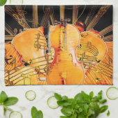 DE SNAREN VAN ZONNESCHIJN THEEDOEK (Gevouwen)