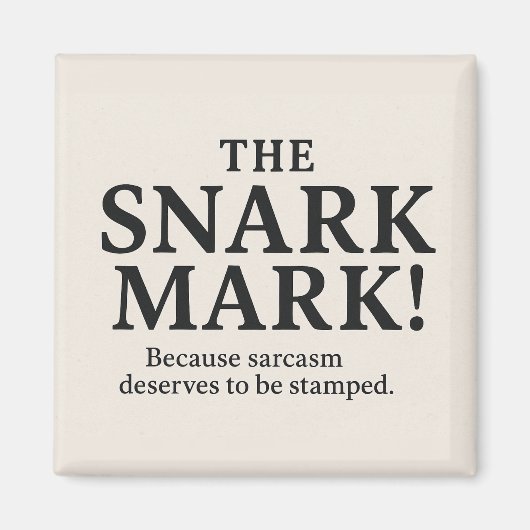 DE SNARK MARKERING! MAGNEET (Voorkant)