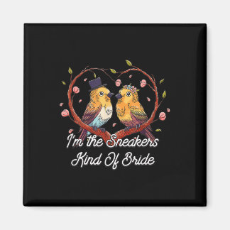 De Sneakers soort bruid bruiloft toekomstige vrouw Magneet