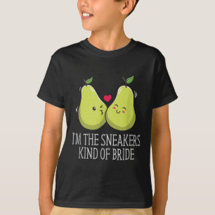 De Sneakers Soort Bruid Trouwen Grappige Toekomst T-shirt