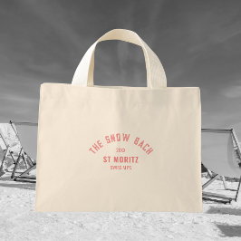 De Sneeuw Bach Ski Thema Bachelorette Tote Tas
