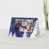 De sneeuw Behandelde Kaart van de Foto van (Voorkant)